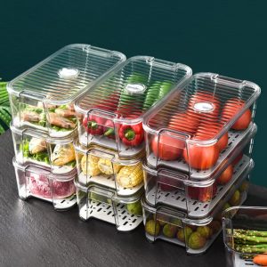 Acrylic fridge storege container